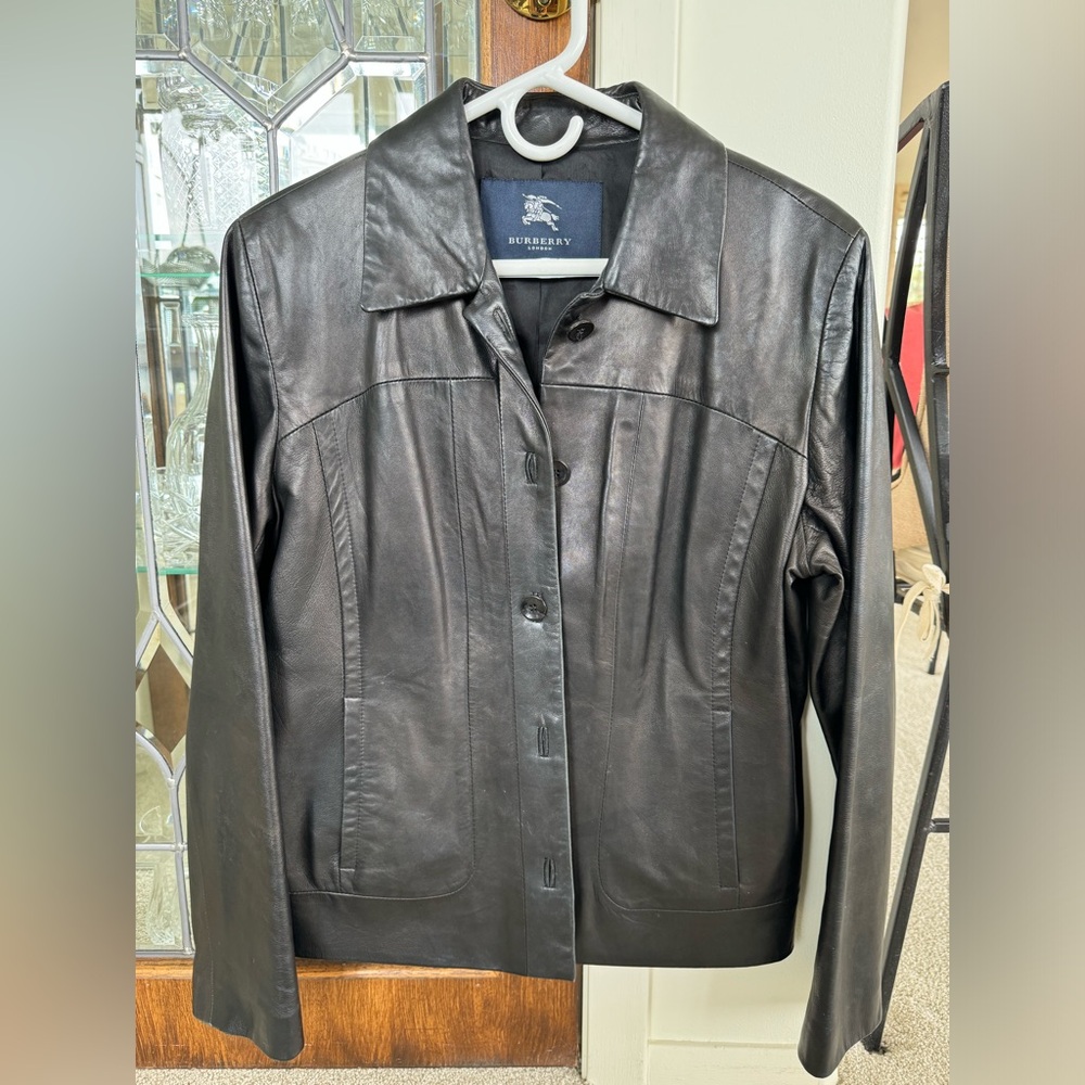 Burberry Leather Blazer